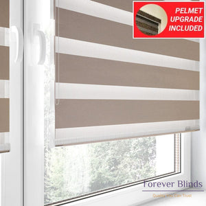 Blockout Beige Zebra Blinds