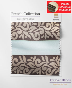 Brown / Copper Zebra Blinds