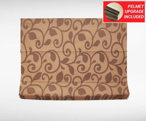 Butterscotch Roman Blinds