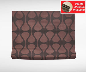 Choco Thunder Roman Blinds