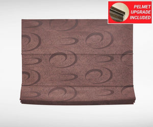 Coffee Mocha Roman Blinds