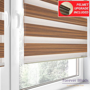 Copper Stripes - Zebra Blinds