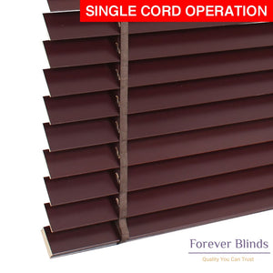 Mahogany Timber Venetian Blinds