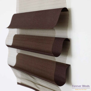 Sheer Brown - Triple Shade Roller Blinds