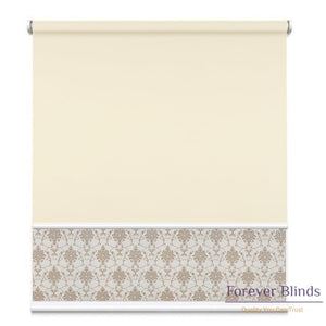 Sheer Shimmer Honey - Blockout Beige Double Roller Blind Blinds