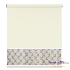 Sheer Soft Beige - Blockout Champagne Double Roller Blind Blinds