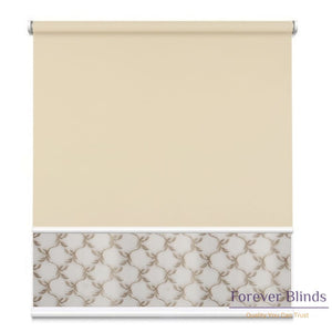 Sheer Soft Beige - Blockout Sand Double Roller Blind Blinds