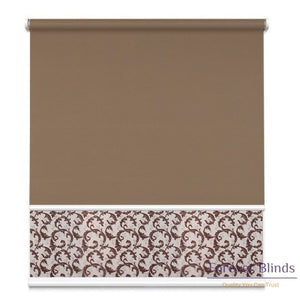 Sheer Wine - Blockout Brown Double Roller Blind Blinds