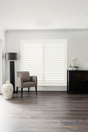 Shell White - Poly Pvc Plantation Shutters