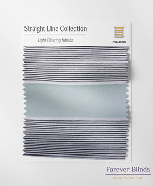 Silver Stripes - Zebra Blinds