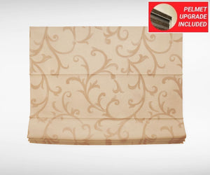 Spanish Caramel Roman Blinds