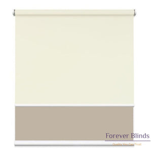 Sunscreen Beige - Blockout Champagne Double Roller Blind Blinds