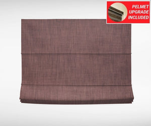 Textured Chocolate Roman Blinds