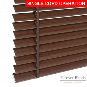 Wenge Wood Timber Venetian Blinds