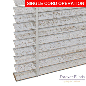 White Gold Matte Timber Venetian Blinds