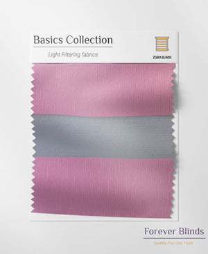 Combi Pink Basics Zebra Blinds