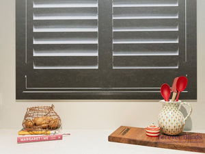 Dark Java - Timber Stained Plantation Shutters