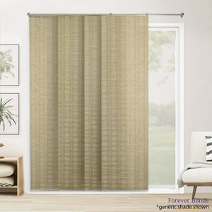 Dimout Brown Panels - Panel Blinds