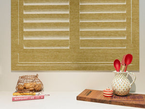 Light Oak - Timber Stained Plantation Shutters