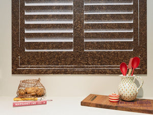 Rich Mahogany - Timber Stained Plantation Shutters