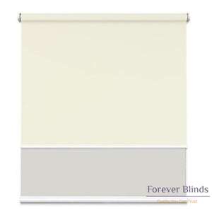 Sunscreen White - Blockout Champagne Double Roller Blind Blinds