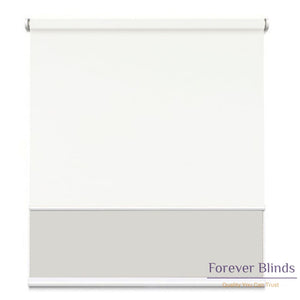 Sunscreen White - Blockout Double Roller Blind Blinds