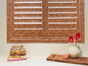 Walnut - Timber Stained Plantation Shutters