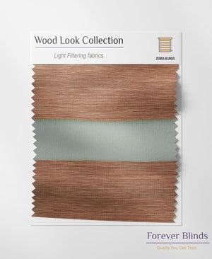 Wood Copper - Zebra Blinds
